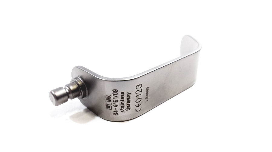 W. Link Kolbel Self Retaining Glenoid Retractor, Valve Blades, 68 mm x 18 mm