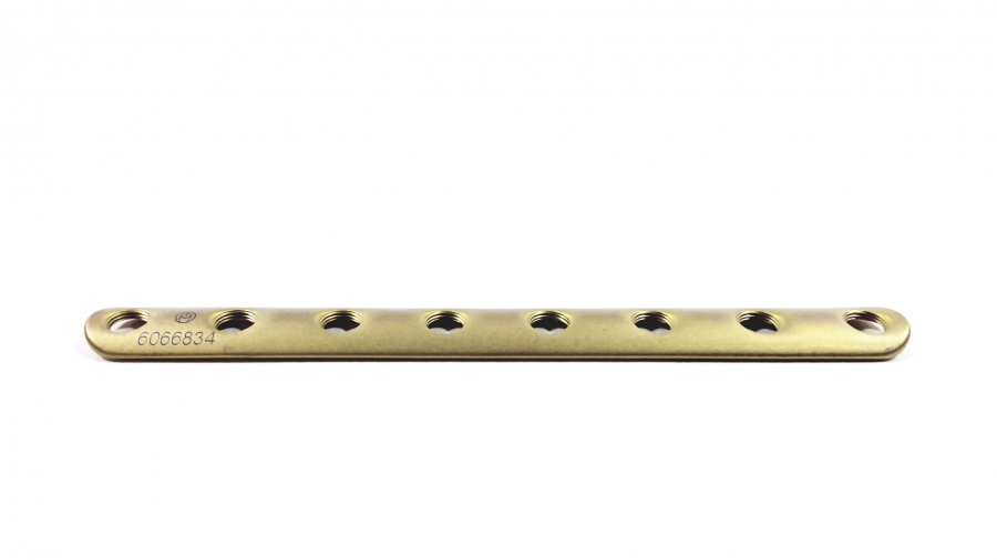 Synthes TI LCP One-Third Tubular Plate w / Collar 8 Holes / 93 mm
