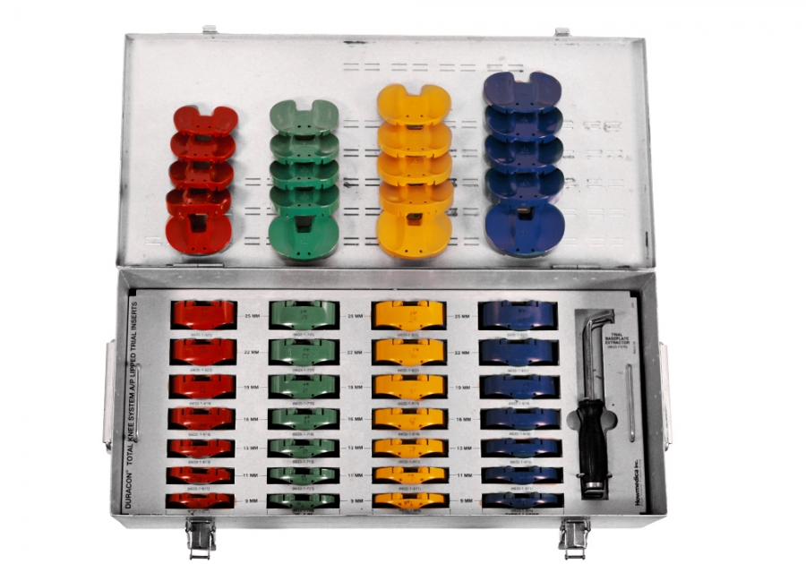 Stryker/Howmedica Duracon Total Knee System Tibial Insert Trials and Instrumentation
