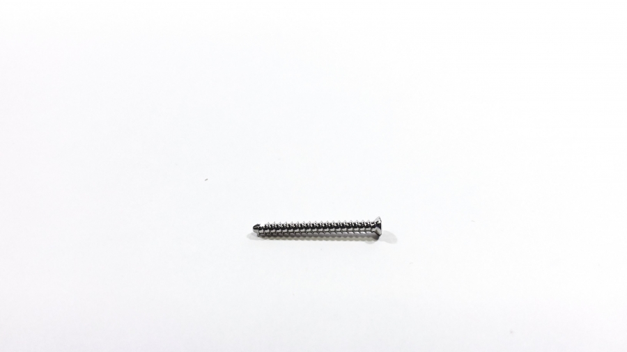 Synthes 2.4 mm Cortex Screws, Self-Tapping, 3.5 mm Head w / Cruciform Recess 22 mm