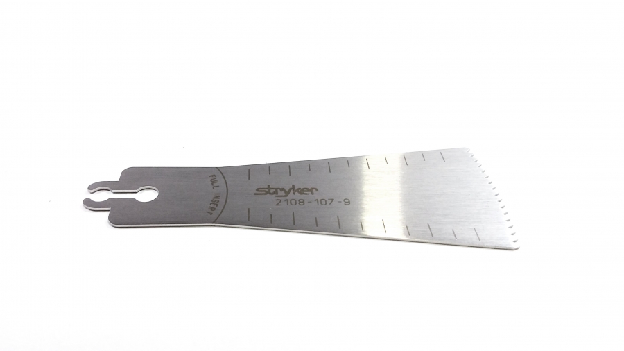 Stryker 2108 Series Sagittal Blade Fan, Offset, 34.5 mm x .8 mm x 64 mm