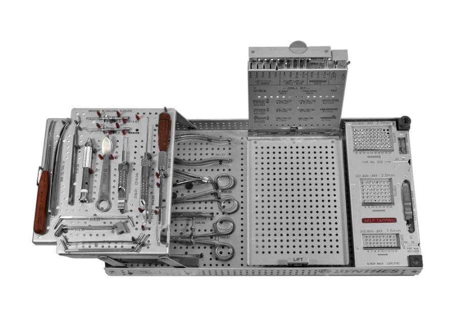 Synthes Mini Fragment Instrument and Implant Set with Self-Tapping Screws