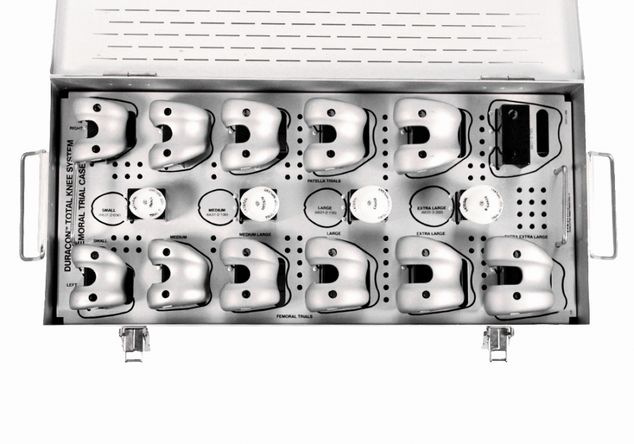 Stryker/Howmedica Duracon Total Knee System Femoral and Patella Trials