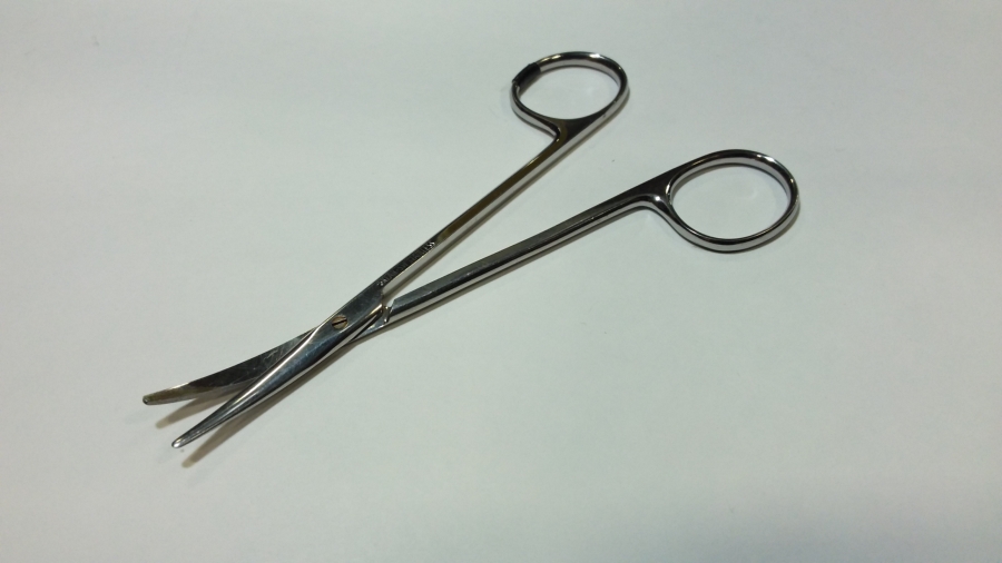 Sklar Operating Scissor Blunt End Curved, 5"