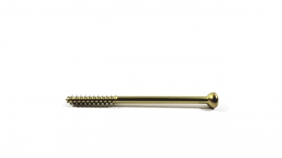 Synthes 4.5 mm Titanium Cannulated Screw, Partially Threaded / 60 mm