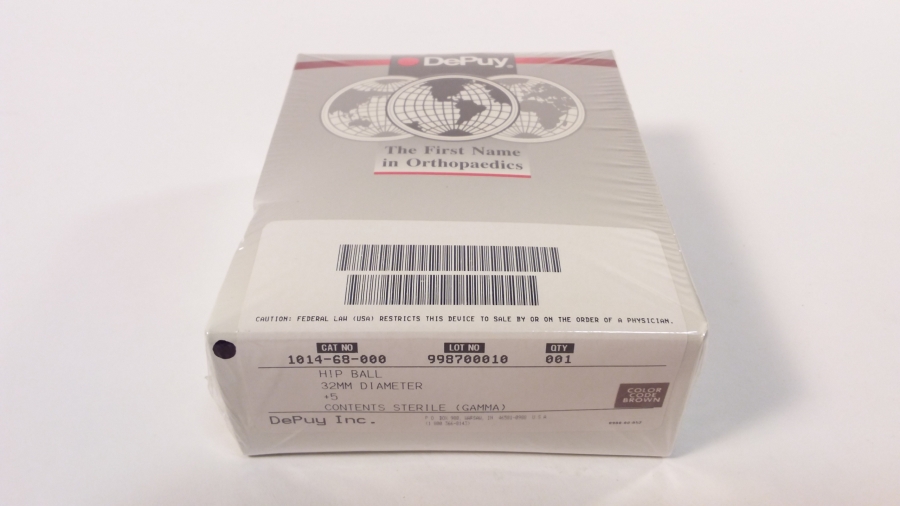 DePuy Femoral Head Cobalt Chrome 32+5 M