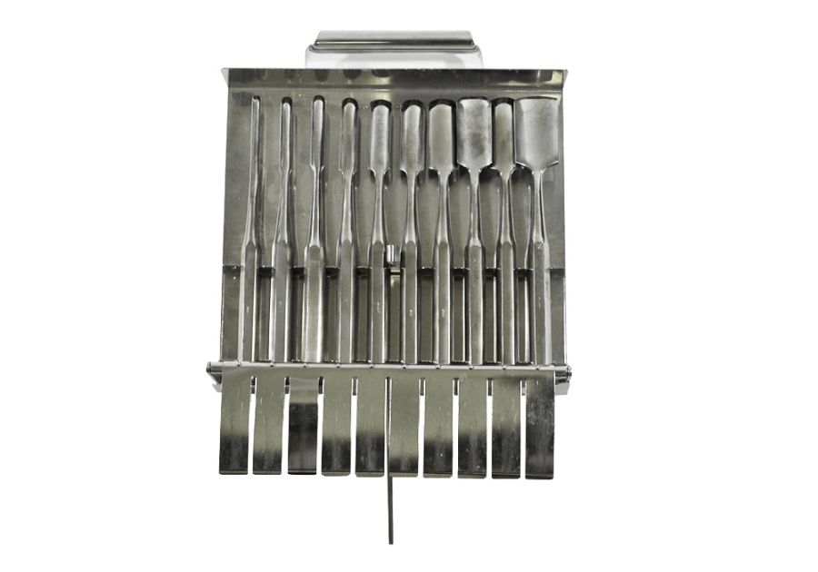 DePuy Hibbs Stainless Steel Curved Gouge Set