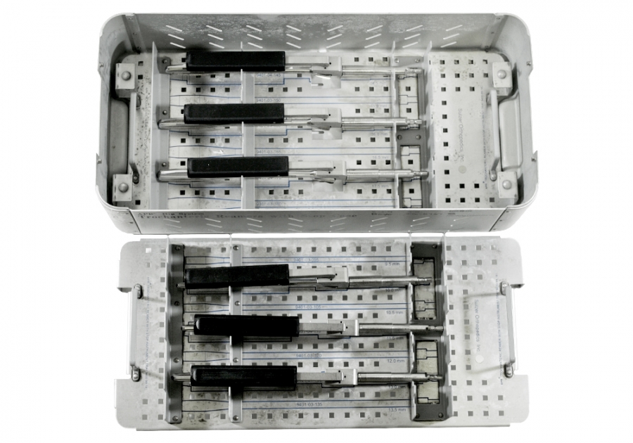 Intermedics Trochanteric Reamer Set