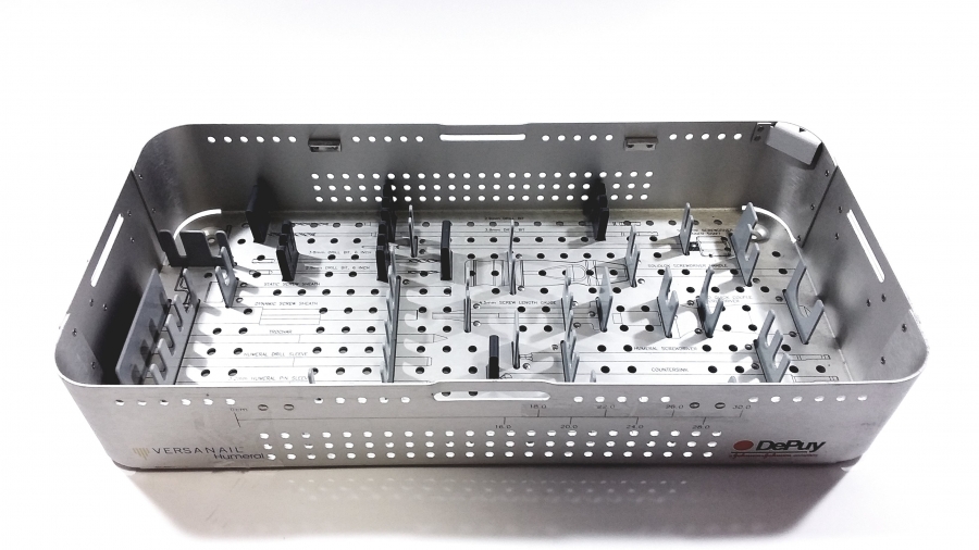 DePuy Versanail Humeral instruments Sterilization Case Base