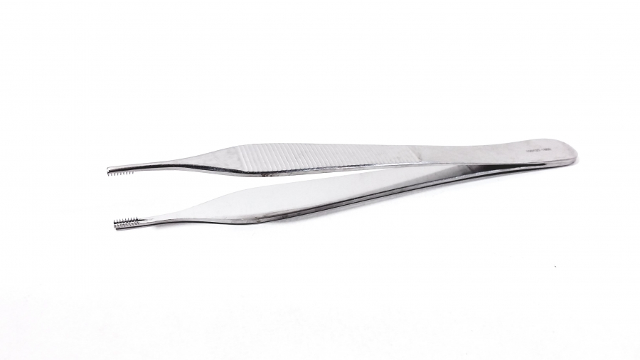 Jarit Brown-Adson Tissue Forceps 9 x 9 Teeth, 4 7/8&quot;